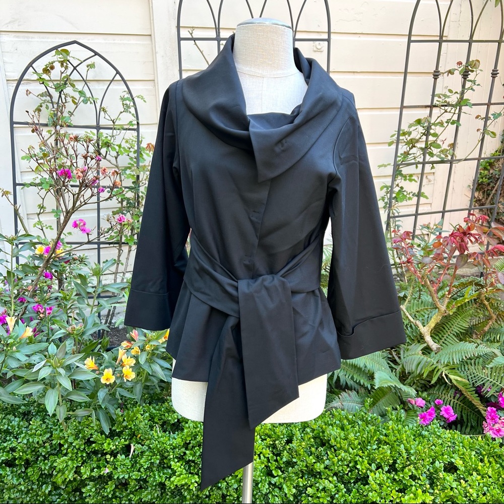 Theory Sheena W Tailor Blazer Black Sz XS (P)